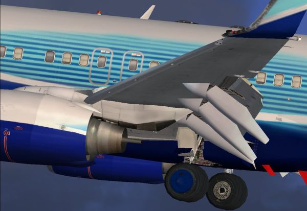 fsx passenger wing view