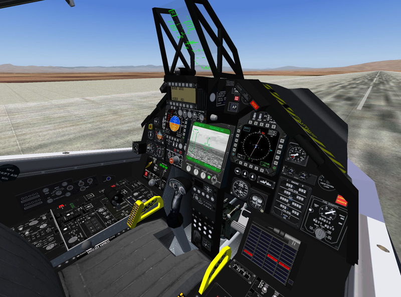 f117 cockpit